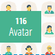 100+ Avatar Flat Rounded icons