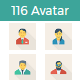 100 Avatar Flat Square Shadow