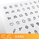 Game Line Icons Set