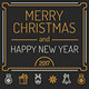 Christmas Card, 20 Icons and Pattern