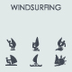 Windsurfing Icons