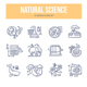 Natural Science Doodle Icons