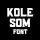 Kolesom Typeface