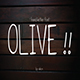 olive hand-letter