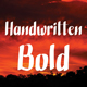 Handwritten Bold