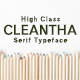 Cleantha Serif Typeface