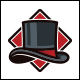 Top Hat Logo Template