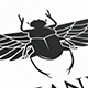 Egyptian Beetle Logo Template