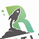 Rocket Letter R Logotype