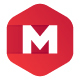 Cubical M Letter Logo