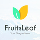 Fruits Leaf - Organic Nature Creative Logo Template