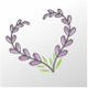 Elegant Feminine Love Lavender Logo