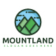 Mountains Land Logo