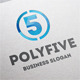 Five Logo Polygonal Number