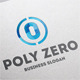 Zero Number Polygonal Logo