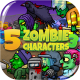 5 Zombies Pack №3