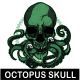 Octopus Skull T-shirt design