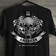 Awesome Skull T-Shirt Design for Motorcycle Club