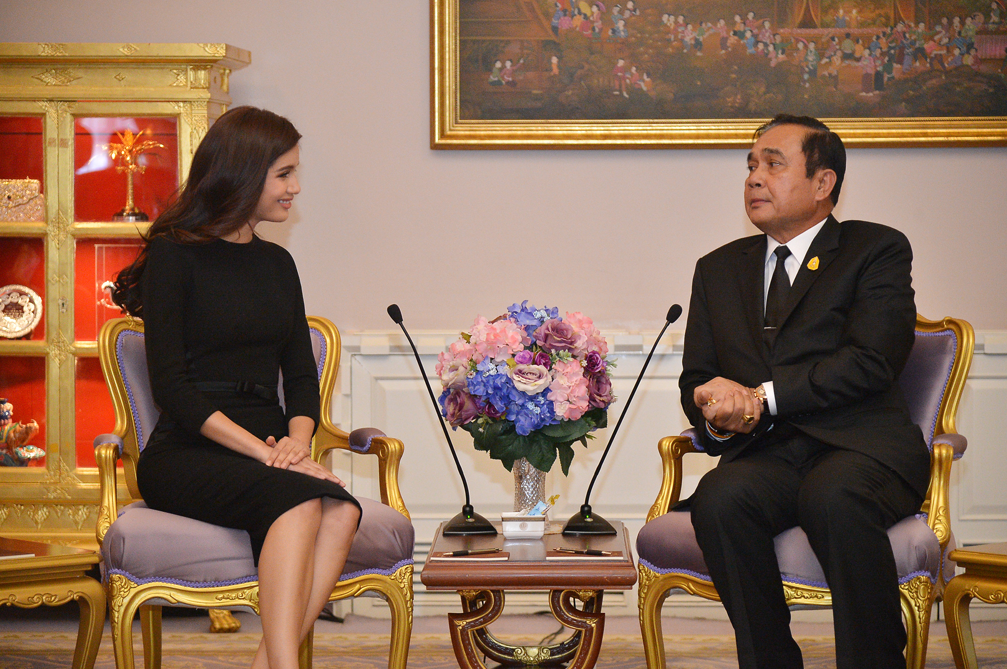 Praya Lundberg, UNHCR’s Goodwill Ambassador, met with Thailand’s Prime Minister General Prayuth Chan-ocha at the Government House of Thailand.