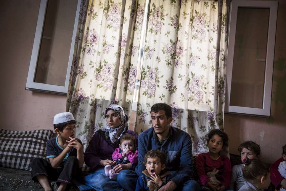 Firaz and his family fled Aleppo when their home was destroyed by shelling. © UNHCR/Andrew McConnell