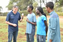 International Association of Athletics Federations (IAAF) President meets with refugee athletes in Kenya