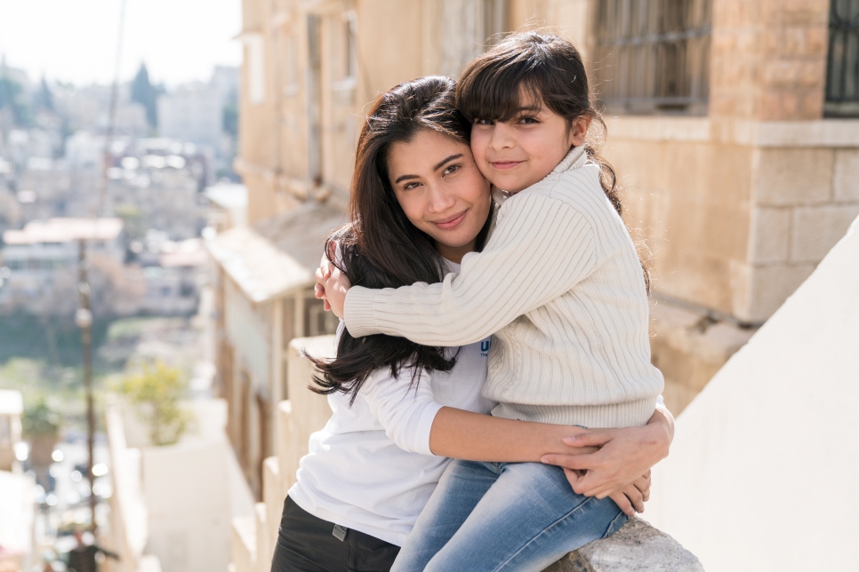 Praya meets Syrian refugee Ragda,  9, at her house in Amman, where she has been living with her parents for three years. They fled from Syria where her father had owned a toy factory. They had lived a normal and fulfilling life; they had a house, a car, and went on vacations with friends. Now Ragda is just grateful that her family survived.