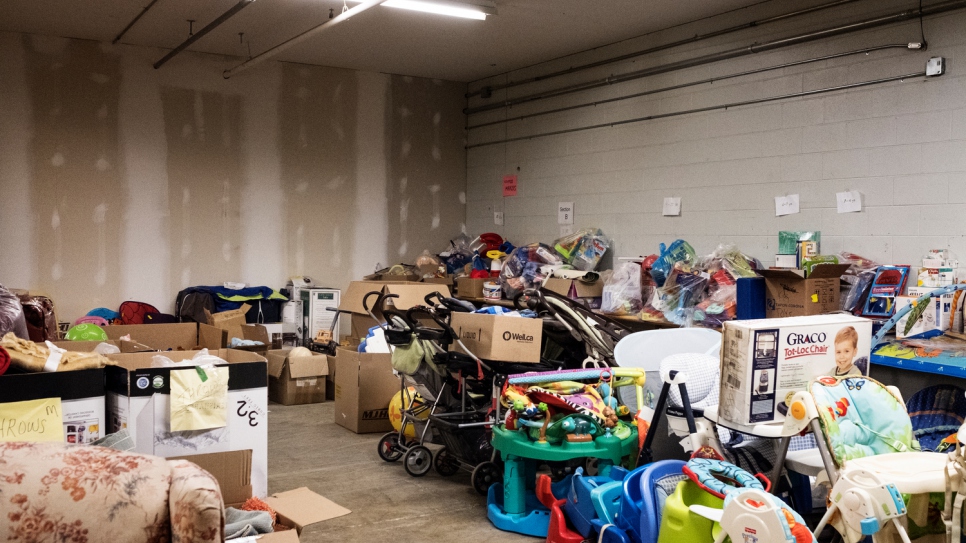 Donations from the local community quickly overwhelmed volunteers helping to resettle Syrian refugees in Guelph.