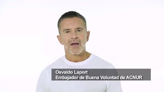 Osvaldo Laport está #ConLosRefugiados