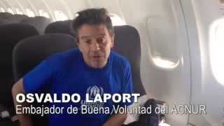 Osvaldo Laport en misión con ACNUR rumbo a Guatemala