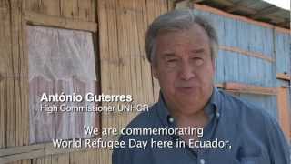 António Guterres in Ecuador - World Refugee Day 2012