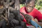 Thomas Nguli is one of several thousand Makonde people being issued id...