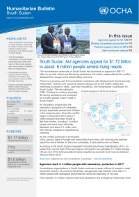 OCHA: South Sudan Humanitarian Bulletin Issue 19 | 22 December 2017 - Cover preview