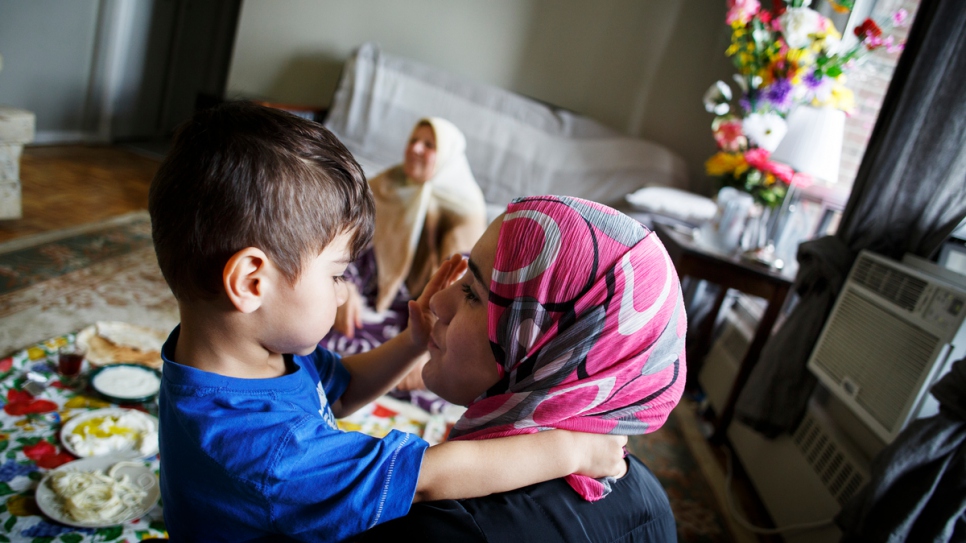 Taim est né dans le camp de réfugiés de Zaatari. 