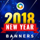 New Year Banner Set