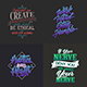 Typography Badges And Labels Vol.11