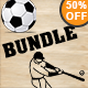 Football & Baseball Vintage Logo Bundle