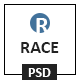 Race - Email Newsletter PSD Template