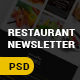 Restaurant/Food E-Newsletter Template