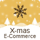 X-mas E-commerce - Christmas Shopping Offer Email Template PSD