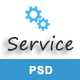 Service - Email PSD Template