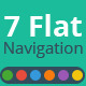 7 Flat Navigation Bars