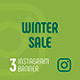 Winter Sale Instagram Banner