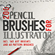 Pencil Brushes for Illustrator