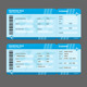 Vector Modern Airline Boarding Pass Tickets - GraphicRiver Item for Sale