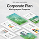 Corporate Plan Multipurpose Google Slide