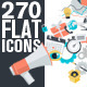 Modern Flat Design Style Icons  - GraphicRiver Item for Sale