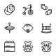 Baby, Care, Toys Icons for Web and Mobile Design Pack 2