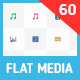 Media Icons Pack - Music icon pack - 60 icon