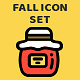 Seasonal Fall Icon Set