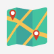 130 Maps and Navigation Flat icons